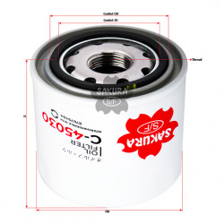 Филтър маслен C-45030 за двигател на трактор