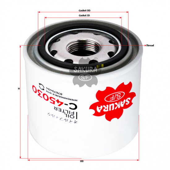 Филтър маслен C-45030 за двигател на трактор