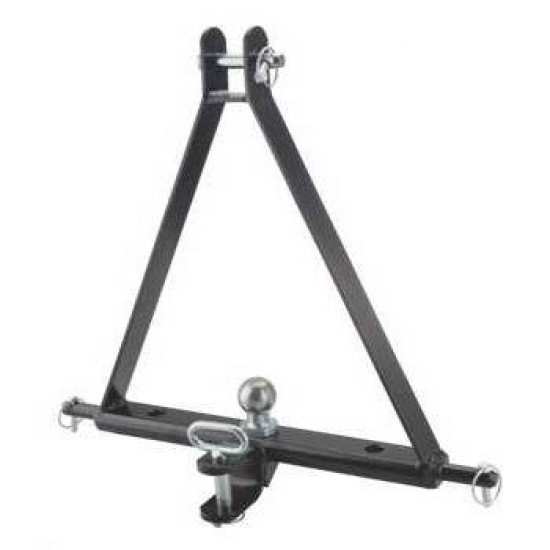 Теглич комбиниран с ябълка и жабка за трактор с кат. 1 навес