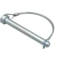 Щипка с гъвкав клап за тръба на трактор с диаметър на щифта 9.5 мм.