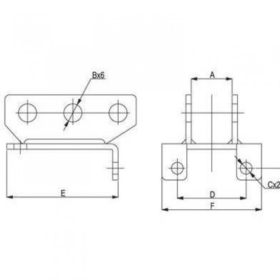 Планка за централен винт на трактор Kubota