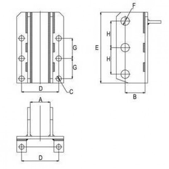 Планка за централен винт на трактор Kubota B